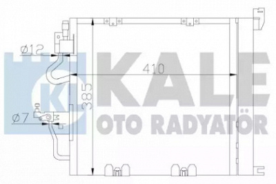 KALE OTO RADYATOR 393600 -  Конденсатор, кондиционер